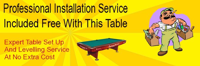Free Professional Installation With This Table
