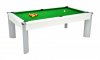Fusion Outdoor Pool Dining Table with Green Cloth 