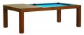 Mozart Mahogany Pool Dining Table - With Half Dining Tops