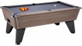 Omega Pro Pool Table - Grey Oak Cabinet with Silver Grey Wool Cloth 