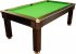 Florence Dining Table in Black with Green Cloth