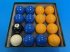 Aramith Blue and Yellow Pool Ball Set