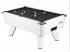 White Winner Pool Table with Black Cloth 