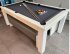 Elixir Pool Dining Table - White Cabinet Finish