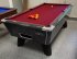 Black Marble High Gloss Winner Pool Table Finish with Black Cloth 