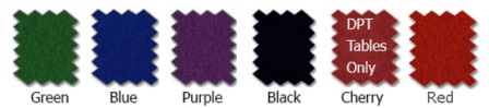Standard cloth colours