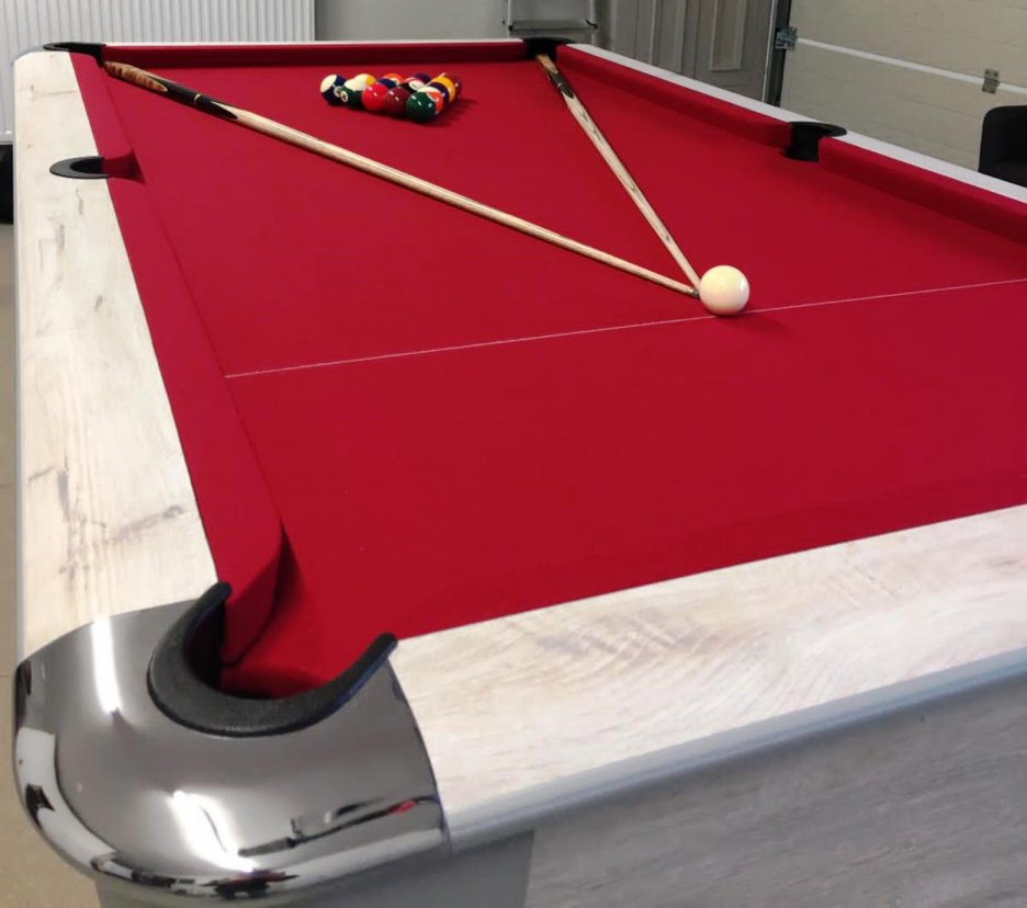 SAM Atlantic Polar Oak Pool Table