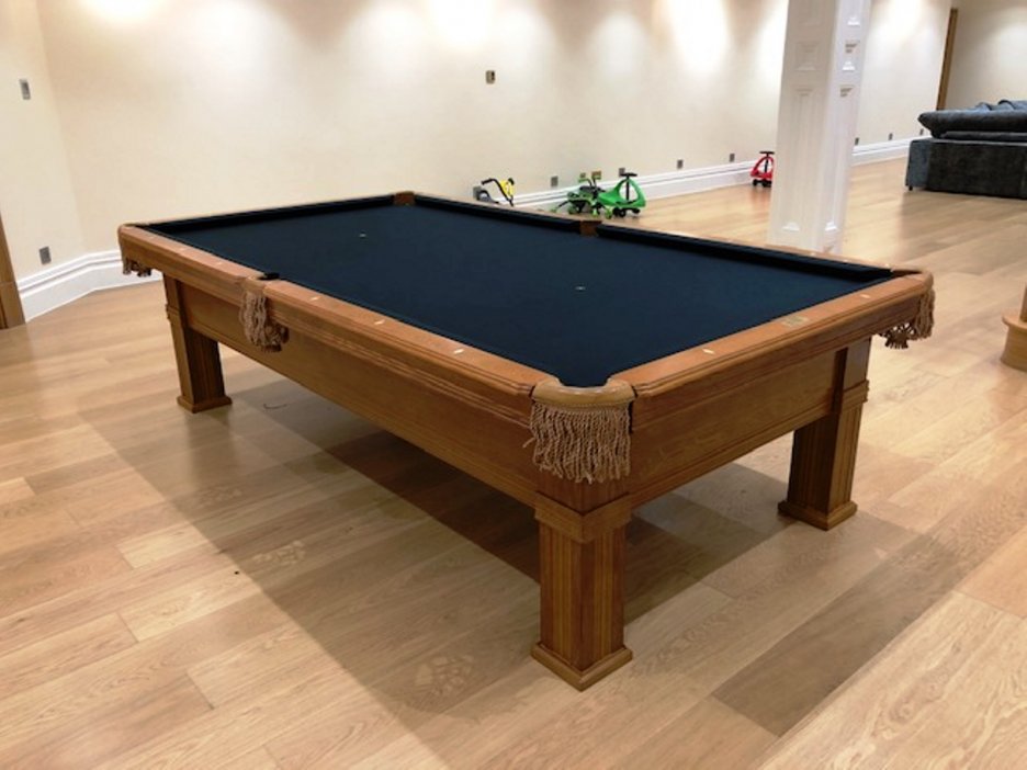 9ft Dark Oak Dynamic Bern Pool Table