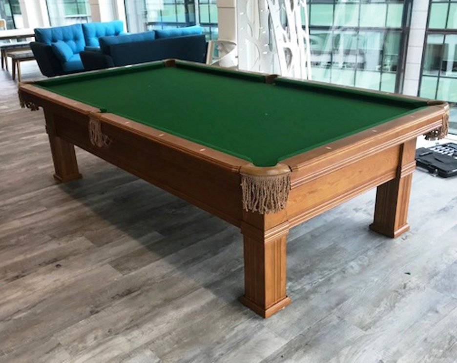 9ft Dark Oak Dynamic Bern Pool Table