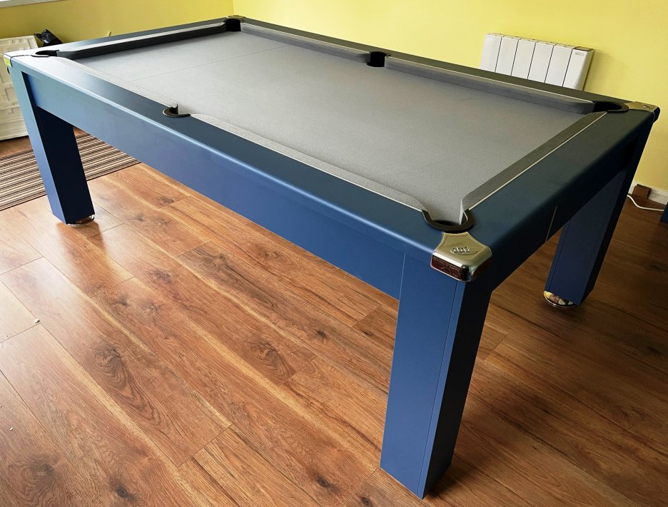 Avant Garde Pool Table - 7ft Midnight Blue with Grey Wool Cloth