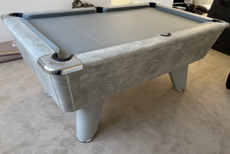 6ft Italian Grey Supreme Winner - Fitted with Grey Wool Cloth - Upstairs install produced in kit form