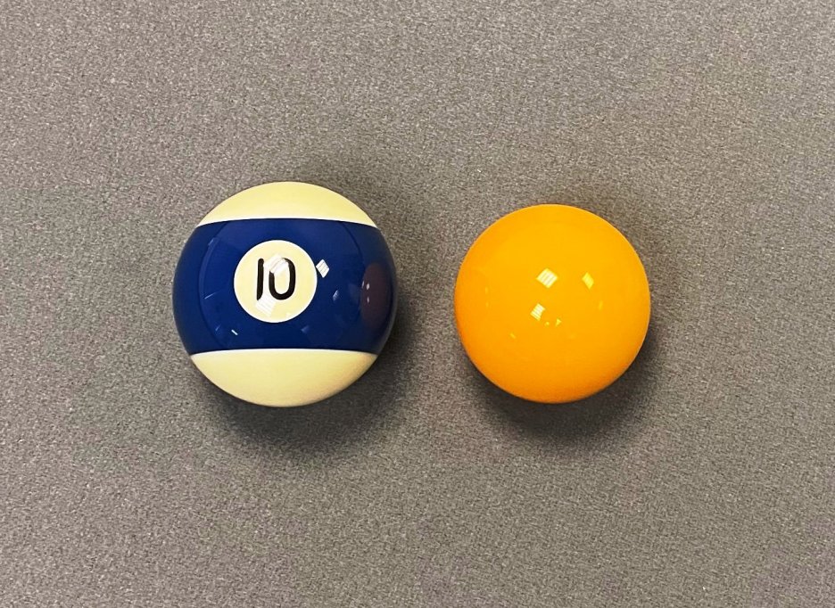 USA No.10 Ball (2 1/4 Inch) - UK Yellow ball (2 Inch)