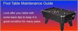 Maintaining your pool table