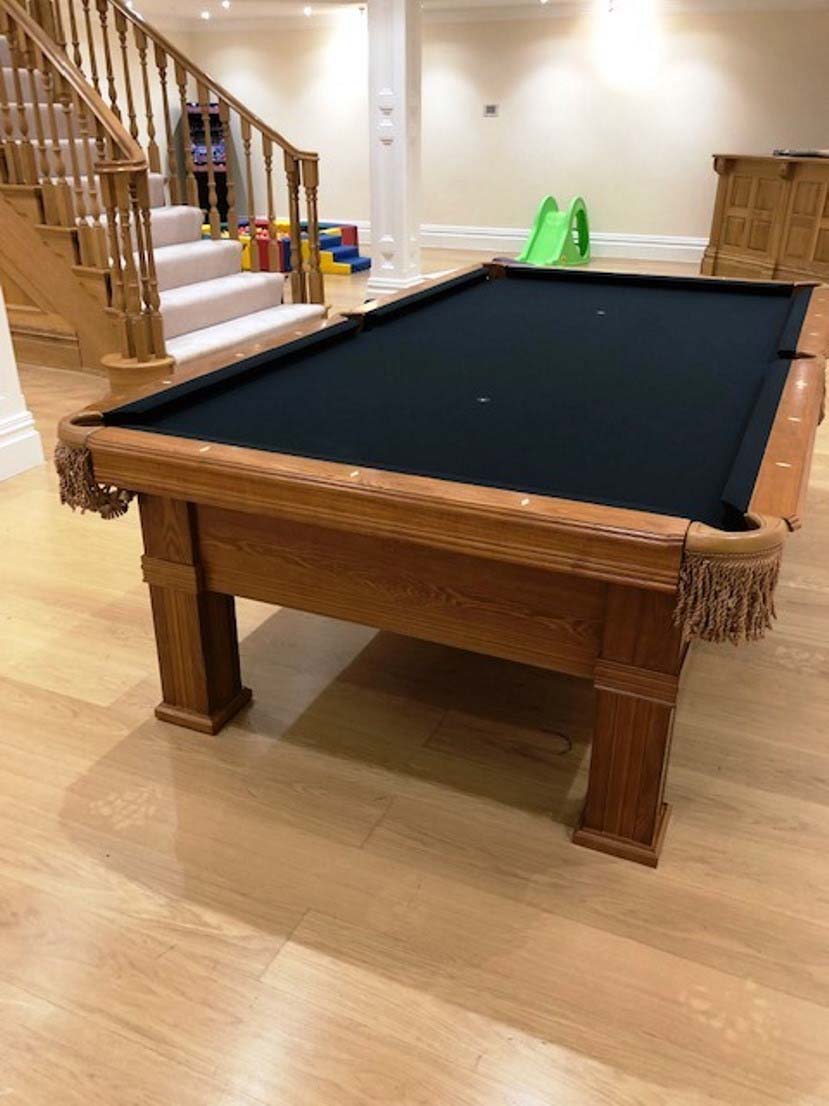 9ft Dark Oak Dynamic Bern Pool Table