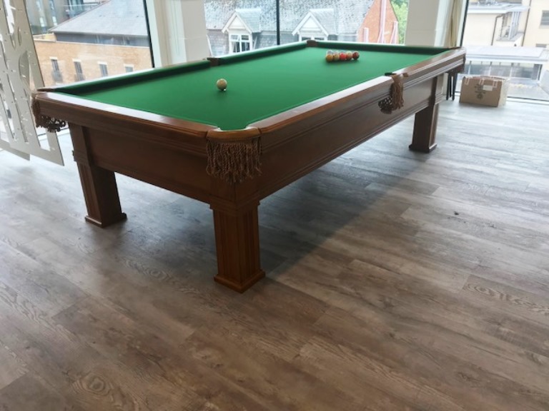 9ft Dark Oak Dynamic Bern Pool Table