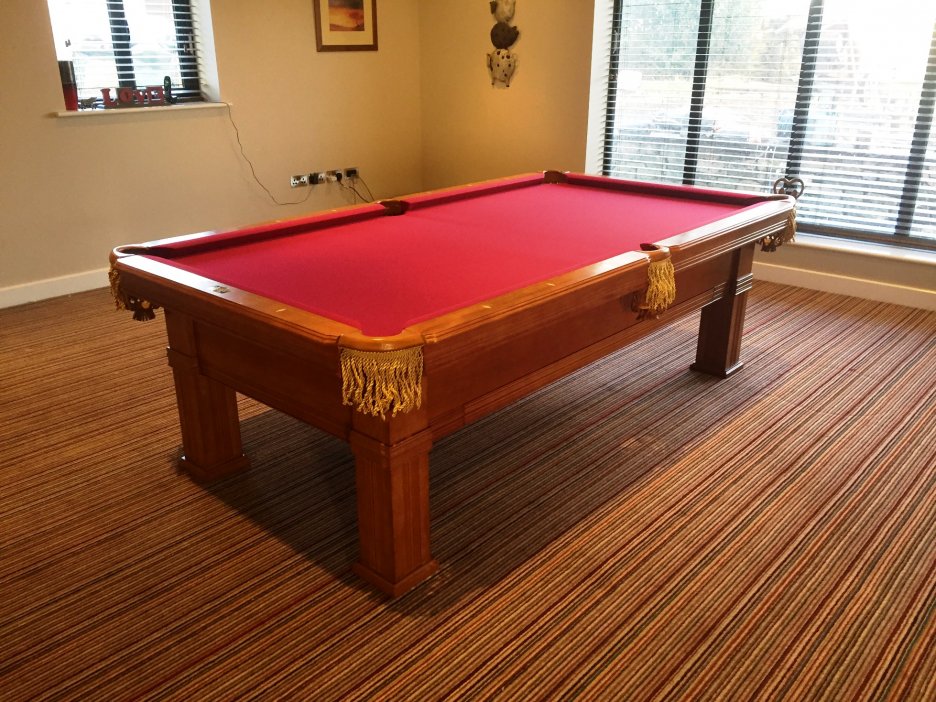 8ft Dark Oak Dynamic Bern Pool Table