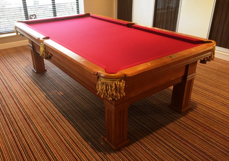 9ft Dark Oak Dynamic Bern Pool Table