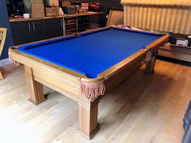 8ft Dark Oak Dynamic Bern Pool Table