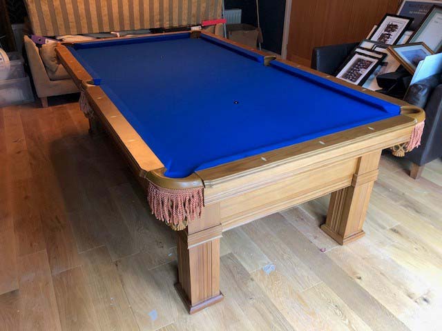 8ft Dark Oak Dynamic Bern Pool Table