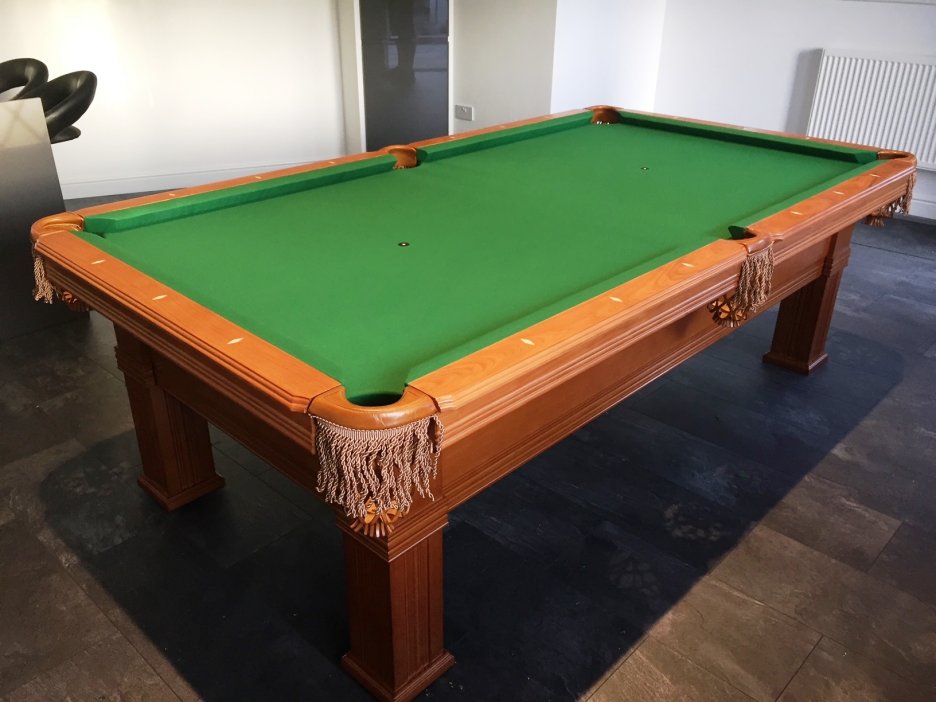 8ft Dark Oak Dynamic Bern Pool Table