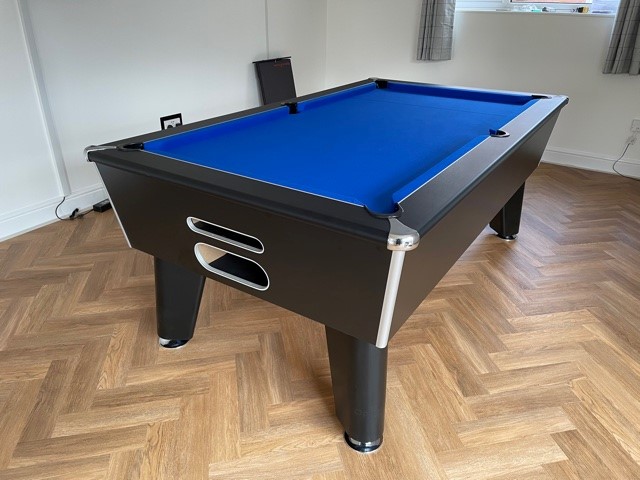 7ft Classic Pool Table - Black Cabinet Finish