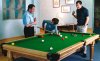 Vienna Slate Bed Pool Table - Action Shot