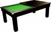 Tuscany Pool Dining Table in Black with Half Tops