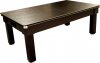 Tuscany Pool Dining Table in Black with Full Tops