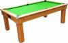 Tuscany Pool Dining Table in Walnut with Green Cloth