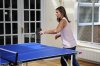 Butterfly Compact 16 Indoor Table Tennis Table - Action Photo