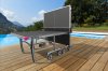 Butterfly Garden 6000 Outdoor Table Tennis Table - Playback Position - Grey