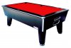 Optima Classic Slate Bed Pool Table - Black Cabinet with Red Cloth