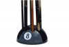 Eight Ball Black Freestanding Cue Rack for 9 Cues