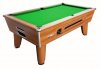 Optima Classic Coin Operated Pool Table - Walnut Cabinet Finish