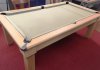 Tuscany Pool Dining Table - Light Oak Cabinet Finish - Fitted with Sage Smart Cloth