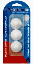 Garlando White Table Footballs - Pack of 3