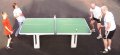 Butterfly B2000 Outdoor Standard Concrete Table Tennis Table - Action Photo