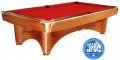 Dynamic III Pool Table - Brown with Simonis Red Cloth