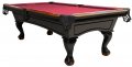Dynamic Dover 8ft Table - Fitted with STANDARD Burgundy Cloth