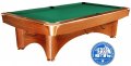 Dynamic III Pool Table - Brown with Simonis Yellow Green Cloth