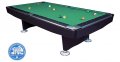 Dynamic II Pool Table - Black Gloss Table with Simonis Yellow Green Cloth