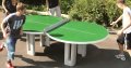 Butterfly F8 Polymer Concrete Table Tennis Table - Action Shot