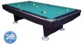 Dynamic II Pool Table - Black Gloss Table with Simonis Blue Green Cloth