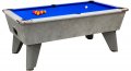 Omega Pro Pool Table - Concrete Cabinet with Blue Wool Cloth 