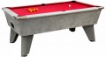 Omega Pro Pool Table - Concrete Cabinet with Red Wool Cloth 