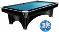 Dynamic III Pool Table - Black with Simonis Electric Blue Cloth