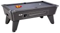 Omega Coin Operated Pool Table - Onyx Grey Cabinet with Grey Cloth 