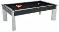 DPT Fusion Black Pool Dining Table with Black Cloth 