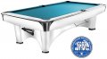 Dynamic III Pool Table - Brown with Simonis Electric Blue Cloth