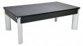 DPT Fusion Black Pool Dining Table with Wooden Tops